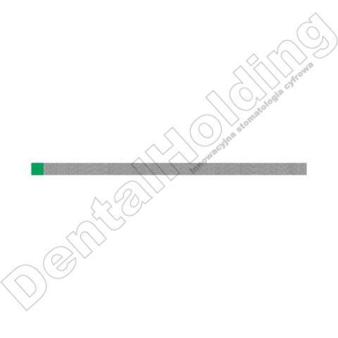 Paski separacyjne diamentowe jednostronne lite (zielone) - Solid diamond strip 2.5 5 szt./op.