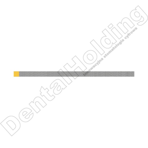 Paski separacyjne diamentowe jednostronne lite (żólte) - Solid diamond strip 3.7 5 szt./op.
