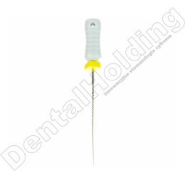 Pilniki K-Files do ręcznego oprocowywania kanałowego zęba, rozmiar: 015 (białe), długość: 25 mm, 6 szt./blister