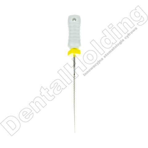 Pilniki K-Files do ręcznego oprocowywania kanałowego zęba, rozmiar: 015 (białe), długość: 25 mm, 6 szt./blister