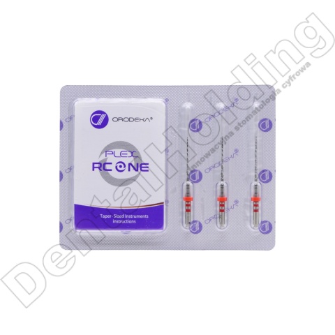 Pilniki maszynowe Plex RC-One, system recyprokalny, rozmiar: H025/04, długość: 25 mm, 3 szt./blister