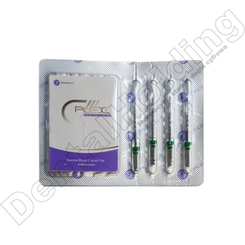 Pilniki maszynowe Plex V, rozmiar: 04/35, długość: 25 mm, 4 szt./blister