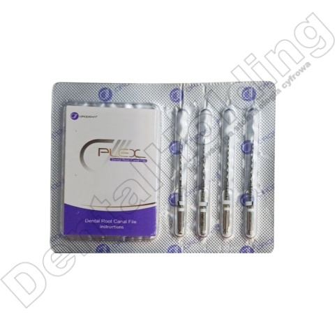 Pilniki maszynowe Plex V, rozmiar: 04/45, długość: 25 mm, 4 szt./blister