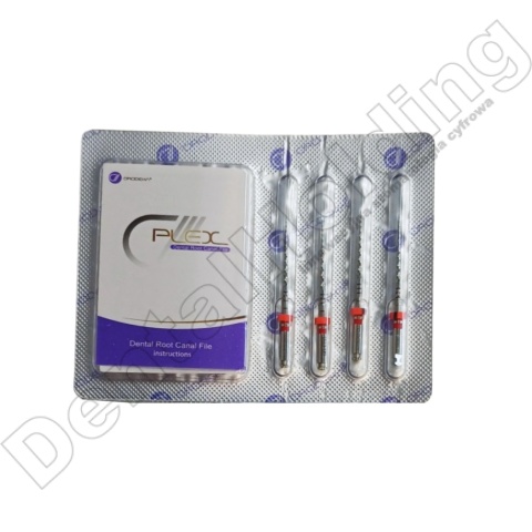 Pilniki maszynowe Plex V, rozmiar: 06/25, długość: 25 mm, 4 szt./blister