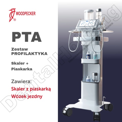 ZESTAW: Piaskarka ze skalerem PT-A + Wózek jezdny Woodpecker