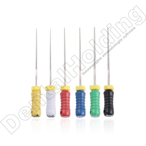 STAINLESS STEEL K REAMERS FILES - rozwiertak stalowy K- długość 25mm ( 6 szt./opak)