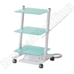 Stolik zabiegowy z półkami szklanymi ZILFOR C3RV