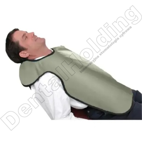 Fartuch ochronny RTG dla dorosłych / ADULT BIB APRON W/ COLLAR 24 x 26" GRAY