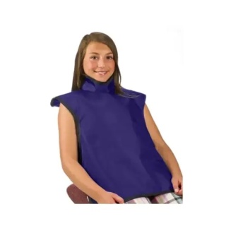 Fartuch ochronny RTG dla dzieci / CHILD'S BIB APRON W/ COLLAR 20 x 20.5" ROYAL BLUE