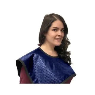 Fartuch ochronny bezołowiowy RTG CBCT / LEAD FREE CBCT PANO APRON 24 X 27" ELECTRIC BLUE