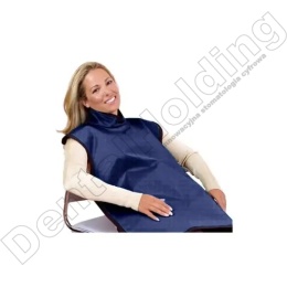 Fartuch ochronny bezołowiowy RTG dla dorosłych / LEAD FREE PROTECTIVE BIB APRON WITH ATTACHED COLLAR 24 x 26