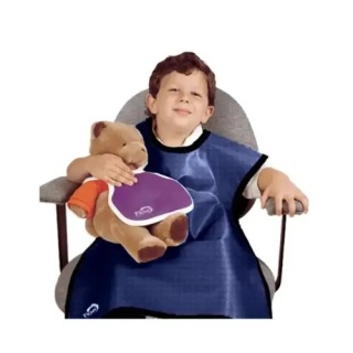 Fartuch ochronny bezołowiowy RTG dla dzieci pantomograficzny / LEAD FREE PROTECTIVE CHILD SIZE PANORAMIC APRON 20 X 27" ELECTRIC