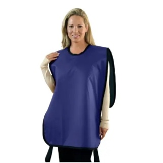 Fartuch ochronny na tarczycę RTG do pantomografu/ ADULT PANORAMIC X-RAY APRON 24 x 27" ROYAL BLUE