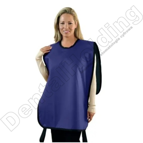 Fartuch ochronny na tarczycę RTG do pantomografu/ ADULT PANORAMIC X-RAY APRON 24 x 27" ROYAL BLUE