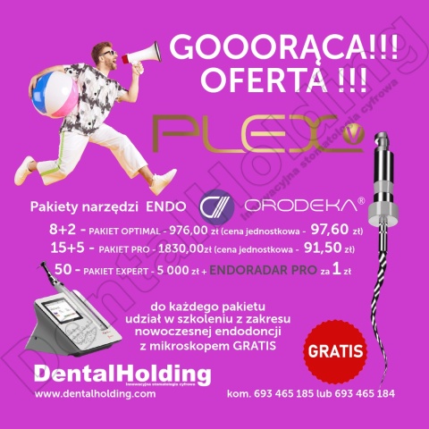 Pakiet OPTIMAL ORODEKA - Pakiet narzędzi endodontyczne 8+2
