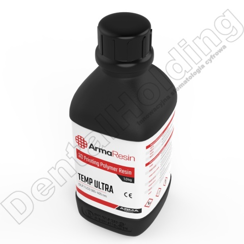 Wzmocniona żywica tymczasowa Temp Ultra (A-B) 1 kg - Temporary Crown & Bridge Resin Temp Ultra (A-B Shades) 1 kg - Arma Resin
