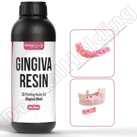Żywica do maski dziąsła - PowerResins Gingiva 0,5 kg