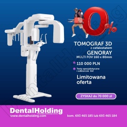 Tomograf stomatologiczny Papaya 3D Z CEFALOSTATEM - 16x8 Genoray