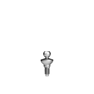 Łącznik kulowy prosty/Straight Ball Attachment Abutment