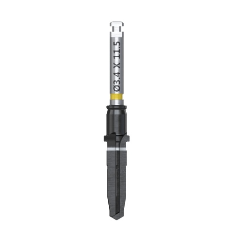 Wiertło końcowe chirurgiczne śr. 3,4mm