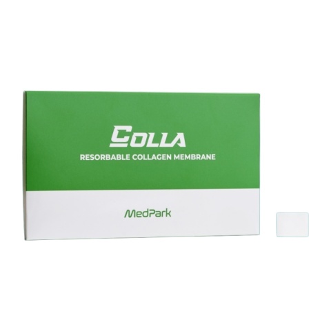 Zestaw: 3 x Membrana COLLA MedPark 10x20, wielowarstwowa krosowana długoresorbowalna, 3 opakowania