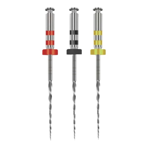 Pilniki maszynowe Plex RC-One, system recyprokalny rozmiar: Assortyment: H025/06, H040/05, H050/04, 3 szt./blister