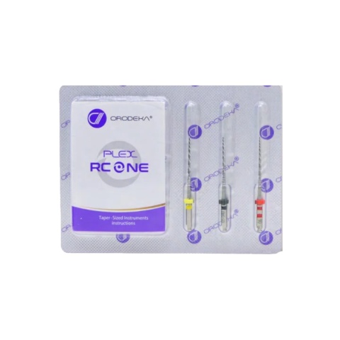 Pilniki maszynowe Plex RC-One, system recyprokalny rozmiar: Assortyment: H025/06, H040/05, H050/04, 3 szt./blister