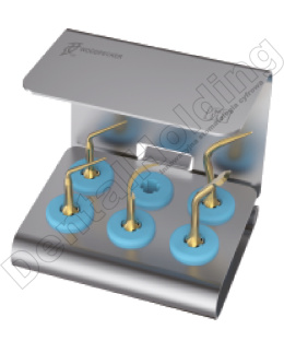 Zestaw tipów Periodontal surgery kit (US4, UP2, UP4, UP5, UP7) do Ultrasurgery Woodpecker