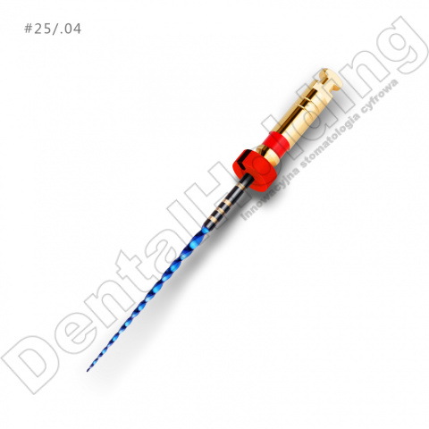 Pilniki maszynowe T-FLEX, NiTi, rozmiar: #25/.04 (czerwony), długośc: 25mm, opakowanie 5szt. Pilniki maszynowe T-FLEX, NiTi, rozmiar: #25/.04 (czerwony), długośc: 25mm, opakowanie 5szt.