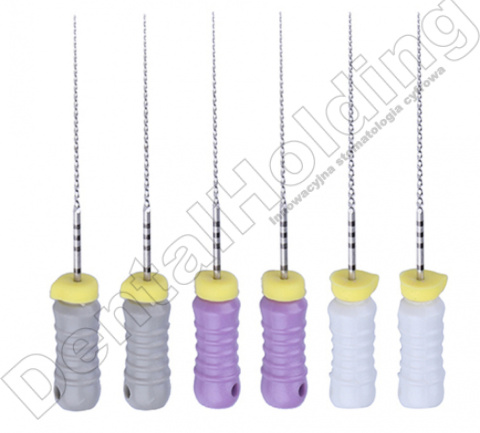 STAINLESS STEEL C FILES - pilniki stalowe do ręcznego opracowania kanału zęba - długość 25mm ( 6 szt./opak) STAINLESS STEEL C FILES - pilniki stalowe do ręcznego opracowania kanału zęba - długość 25mm ( 6 szt./opak)
